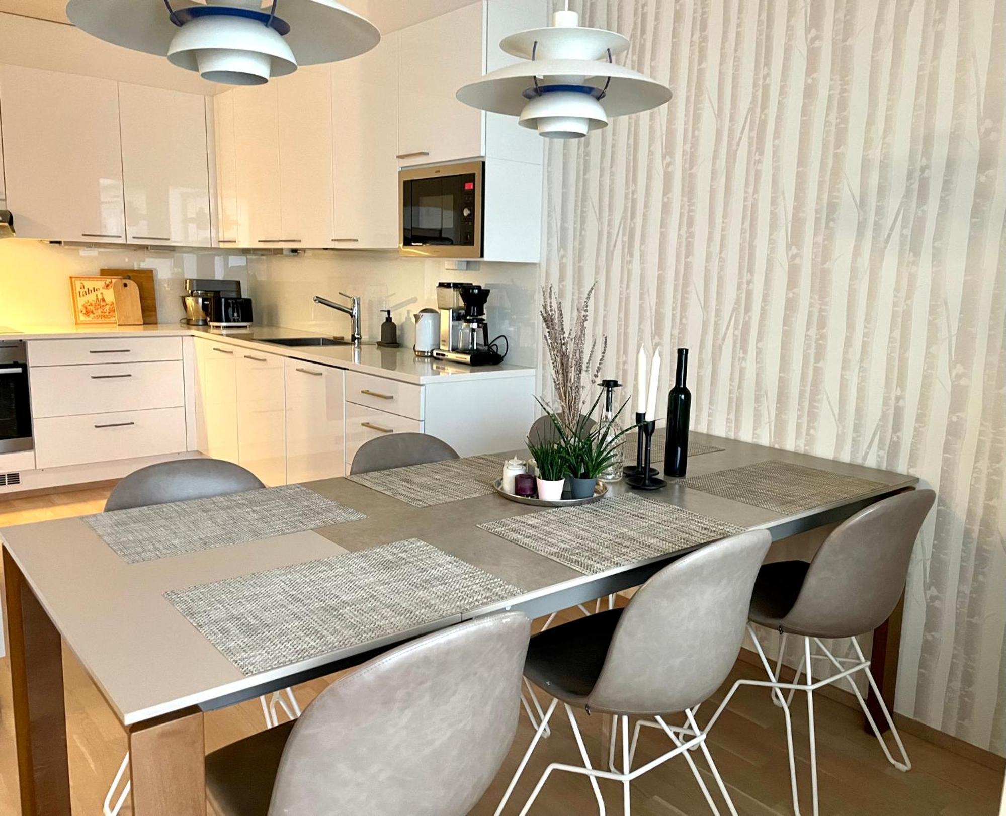 Apartamento Modern And Cosy 3-bedroom With Private Sauna, In Trendy Kalasatama Helsínquia